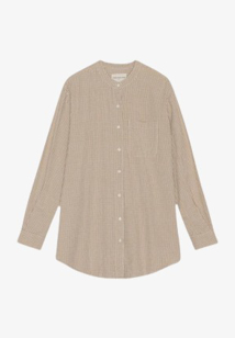 moshi moshi - Always Shirt Gingham white/camel